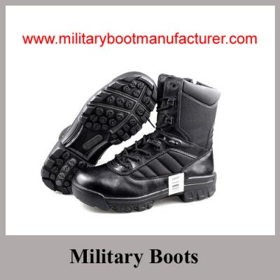 China Wholesale China made Split Leather Leight-weight Police Jungle Boots for sale