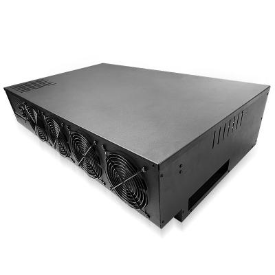China 6u 8gpu computer machine shelf cpu 12gpu onda motherboard case desktop storage in stock for GPU frame chassis 8gpu case for sale