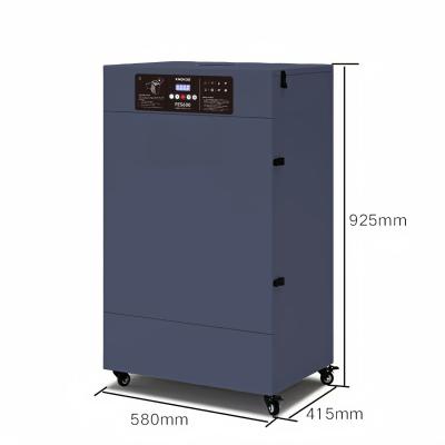 China Zwarte FES600 mobiele stofzuiginstallatie, draagbare stofzuiginstallaties met alarmsysteem Te koop