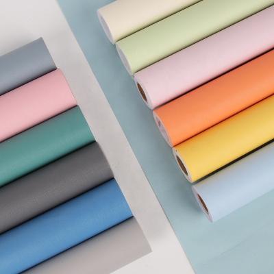 China Household 0.6m*200m Plain Navy Blue Wallpaper Modern Plain Off White Wallpaper for sale