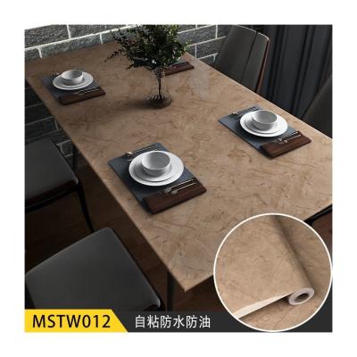 China 11. Nombre del artículo Papel de pared de granito pegatinas de estilo clásico pegatinas blancas de mármol lavables para muebles y cocina en venta