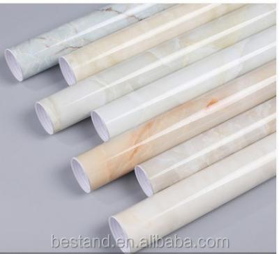 China Películas de muebles Papel de pared de piedra de mármol con efecto cerámico 3D Papel de pared de decoración de interiores Papel de pared para pedido a granel en venta