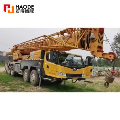 China Höchstlast 75 Tonnen HAODE Gebraucht X CMG XCT75L6 Lkw-Kran zu verkaufen