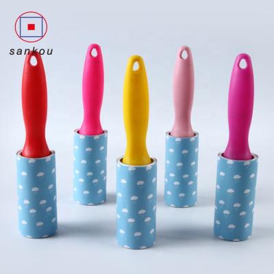 China New Arrival Manual Wholesale Travel Furniture Fabric Sticky Fiber Roller for sale