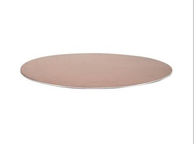 China Laminated metal cookware circle/disc/plate, 2 layers copper and aluminum for cookware used for sale