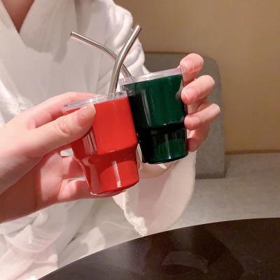 China American Style Shot Tumbler Mini 2oz with Lid and Straw 13 colors Christmas Color Cup for Party Vacuum Sublimation Tumbler for DIY for sale