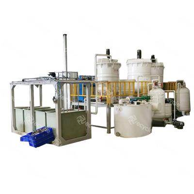 China Línea de reciclaje de residuos eléctricos totalmente automática Máquina de extracción de oro superficial en venta