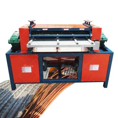 China 200-300 kg/h Capacidad Máquina de reciclaje de residuos de radiador para extracción de cobre y aluminio en venta