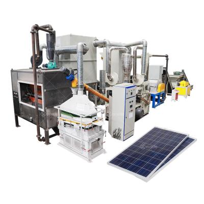Chine 100% de recyclage avantage machine de recyclage de panneaux solaires professionnels pour l'énergie verte à vendre