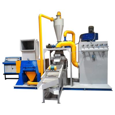 China Easy Operate Cable Recycling Plant 100kg/h-1000kg/h Copper Wire Granulator for sale