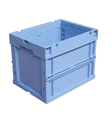 China Solid Box Best quality recycle collapsible stackable foldable plastic crates for banana folding moving folding crate box for sale