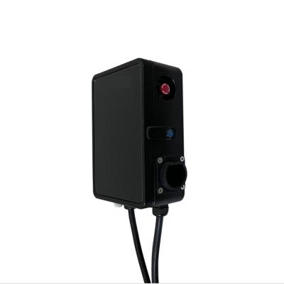 China 7KW Ocpp1.6 AC electric car Ev backup powerbank New Energy wall mounted charging stack wall mounted charging stations for ev 340*240*110mm; 480*350*120mm for sale