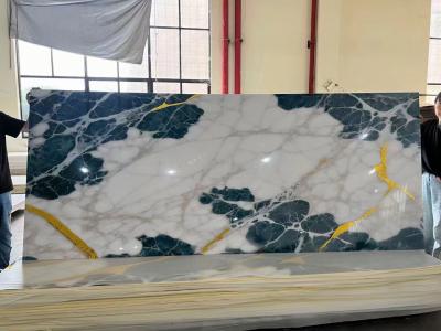 Cina Fogli di PVC massiccio impermeabile per pareti, fogli di marmo UV decorativi 1220x2440x3mm in vendita