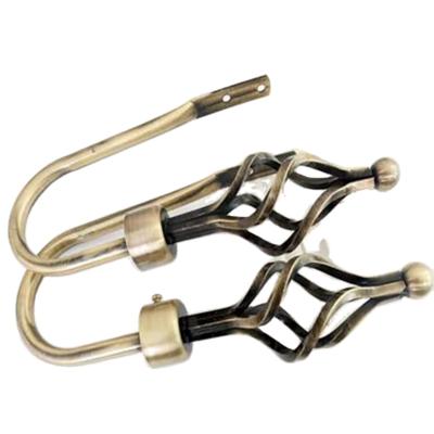 China Curtain Wall Mounted Hooks in Curtain Holder Tiebacks Crown Drapery Header Curtain Dresser Barrier for sale