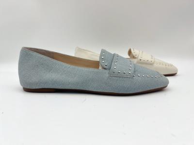 China Round Toe Flat Loafer Shoes Slip On Type For Women All Seasons for sale