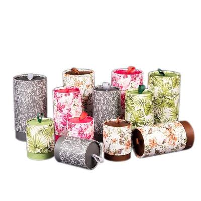 Chine Boîtes boîtes d'emballage papier blanc carton corde de soie tube d'impression mariage fête cadeau paquet de tube à vendre