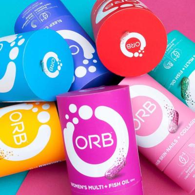 Китай Custom Logo Printing Food Grade Cardboard Health Product Tube Packaging Bulk Tea Coffee Powder Box Tube Packaging продается