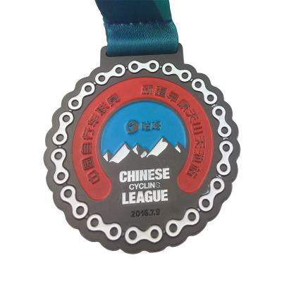 China Europe Factory Direct Sale Gold Marathon Zinc Alloy Medal With Best Quality Ford Fiesta Trophy Blank Custom 3D Metal Medal for sale