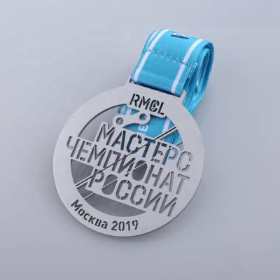 China Europe Metal Custom Design Your Own Marathon Running 3D Gold Metal Ribbon Zinc Alloy Antique Medal for sale