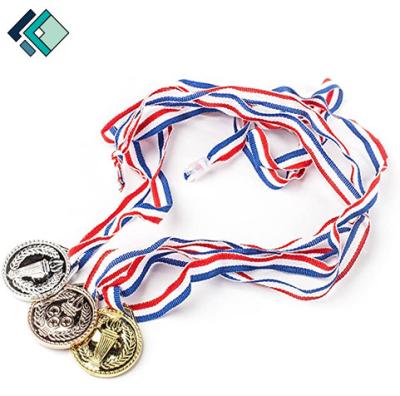 China Europe Good Hot Selling Irregular Shape Detailed Competition Medal With Neck Ribbon Creative Medal For Sports Custom Gold Medal for sale