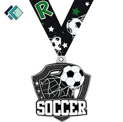 China Custom 3D Medal New Styles Europe Sports Competition Medal Soccer Medallion Race Antique Gold Silver Bronze Medallion for sale