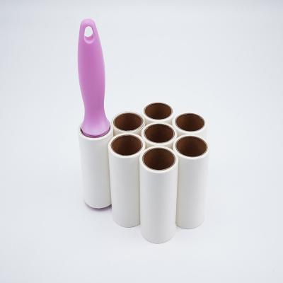 China Amazon Pet Hair Tool Fiber Roller Manual Hot Selling Portable Cleaning Brush With Stand for sale