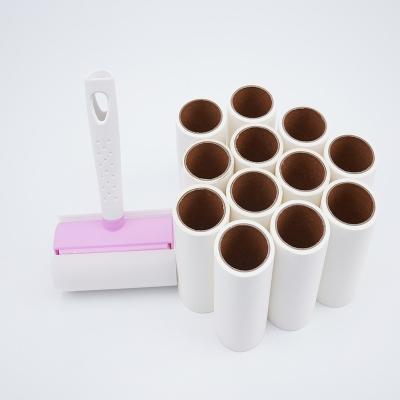 China Hot Sale Manual Eco Friendly Household Roller Refill Fiber Disposable Portable Sticky Roller for sale