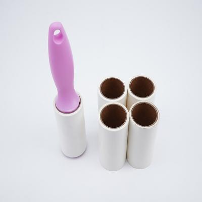 China Manual Professional Factory Made Fiber Roller Cleaning Brush With Holder For Pet for sale