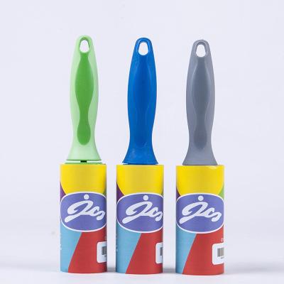 China Home Cleaning Tool Fiber Roller Fiber Sticky Brush For Pet Hair Fur Dander Dust Clothes 1 Handle 6 Rolls for sale