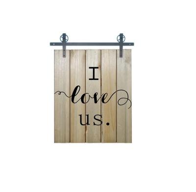 China Traditional Barn Door Sign Wooden Wall Plaque For Home Decor for sale
