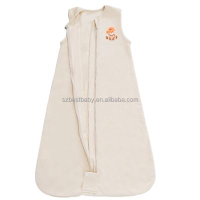 China 0.5 HVAC Breathable Cotton Baby Light Weighted Newborn Sleeping Bags for sale