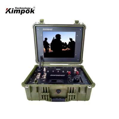 Cina 17 pollici Monitor One Channel COFDM Wireless Video Receiver con ricevitore AV ad alta definizione e password definita dall'utente AES in vendita