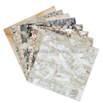 China Moistureprooof Waterproof Wallpaper PVC Wallpaper Marble Grain Home Decoration Waterproof Wall Cloth for sale