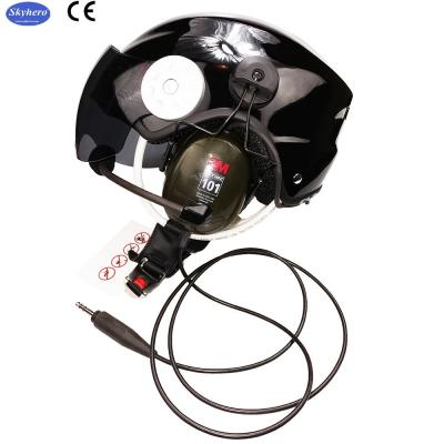 China En 966 Standard Powered Paragliding Helmet Noise Cancel Paramotor Helmet Color Red Black White Blue Paramotor for sale