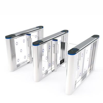 China 304 Automatic High Speed Stainless Steel Entry Security Turnstile Gate 304 Stainless Steel Rfid Card Reader Gate Sliding Turnstile Barrier Gate for sale