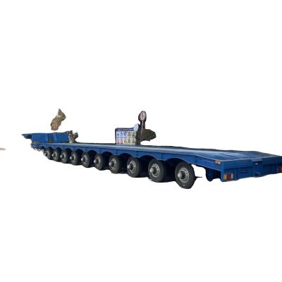 中国 最大積載量30000kg 13000*3000*1650mm 水力用グースネック重用低床トレーラー 販売のため