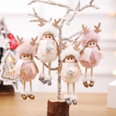 China As Cute Image Show 2021 New Year Gift Christmas Angel Doll Xmas Tree Ornament Noel Deco Christmas Decoration For Home Natal Navidad for sale