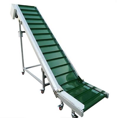 China OEM Agriculture PVC Conveyor Belt System Height Adjustable Speed Heat Resistant Industrial Adjustable Movable Inclined Belt Conveyor for sale
