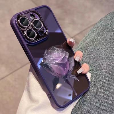 China Shockproof Hot selling Luxury smartphone Case Suitable for 15/14/12/13/11 promax Glitter shinny Lens Film for sale