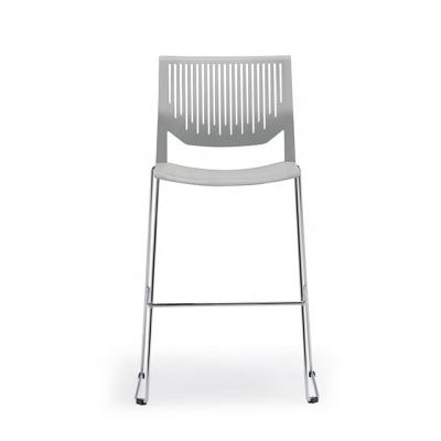 China 2020 cover commercial removable bar stool with back modern plastic bar_stools for sale