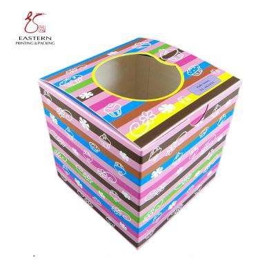 China Custom Order Accepted Cupcake Paper Box with Customized Logo Printing Option for sale