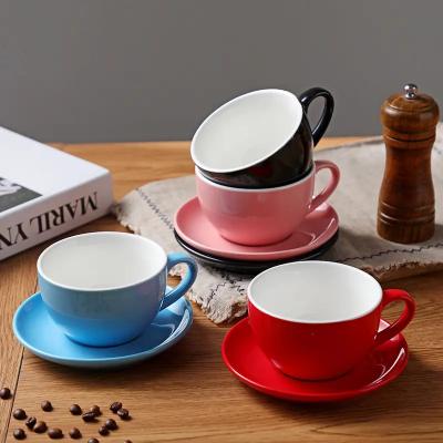 Chine Modern style plain colorful porcelain coffee cup Mugs Coffee Tools in custom colors à vendre