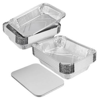 China Bandeja de alumínio afastada do alimento dos recipientes 450ml da folha de alumínio do OEM à venda