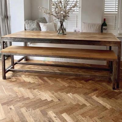 China Custom Parquet 12mm Thick Modern Natural Herringbone Wood Flooring Color Design for sale