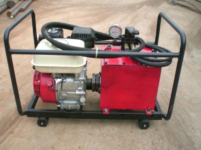 China Velocidad doble de la estación de alta presión estupenda de la pompa hydráulica con el motor de Honda en venta