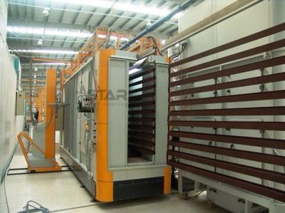 China Aluminiumprofil-elektrostatische Pulver-Beschichtungs-Linie zu verkaufen