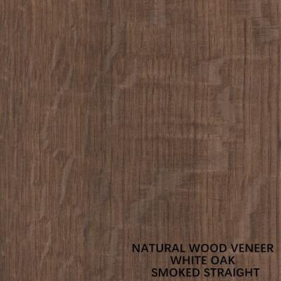 China El cuarto natural americano modificado para requisitos particulares de la chapa de madera de roble cortó/grano recto teñido fumó para la decoración del hotel en venta