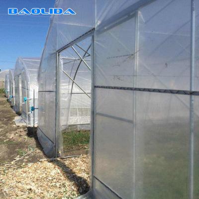 China Estufa tropical agrícola do filme plástico do túnel de Singlespan à venda