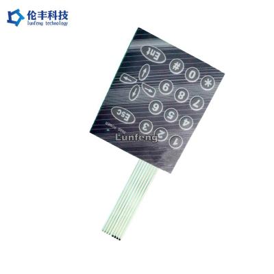 China Medical Instrument FPC Circuit Cable Membrane Switch Pad for Easy Operation for sale