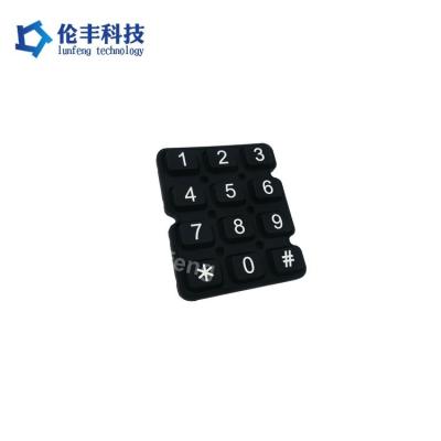 China Water Resistant Silicone Rubber Keypad Embossing Button for Smooth and Precise Control for sale
